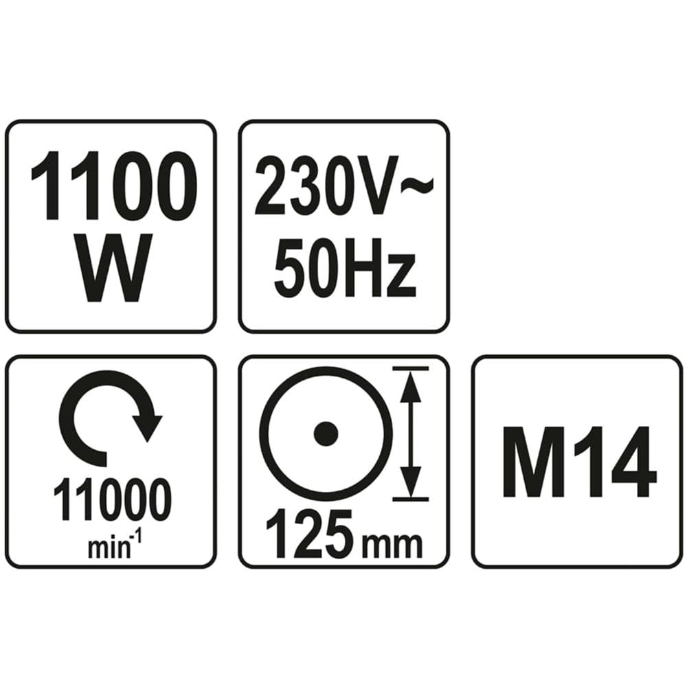 Smerigliatrice Angolare 1100 W - Foto 2