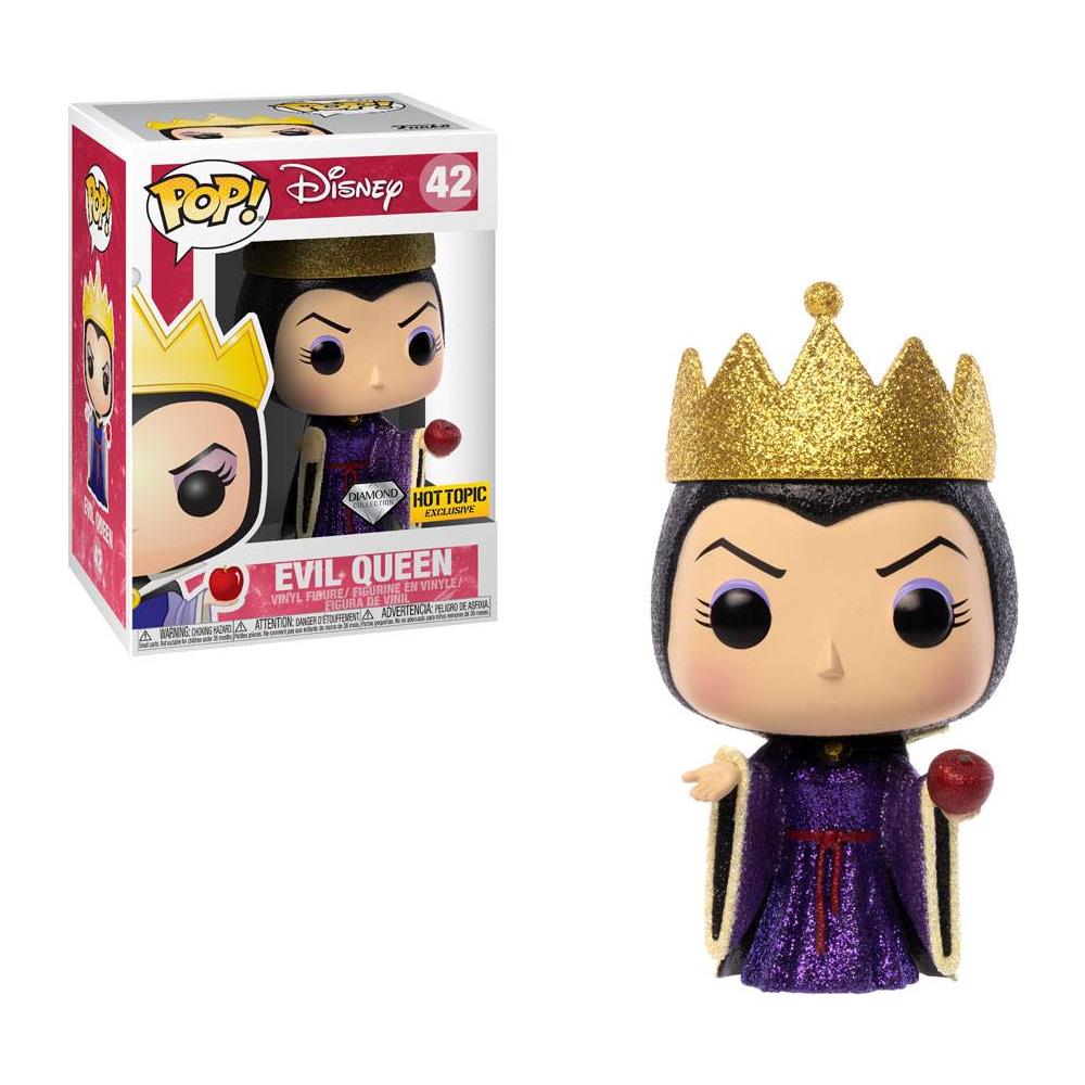 Snow White And The Seven Dwarfs Pop! Vinyl Figure Evil Queen (diamond Glitter) 9 Cm - Foto 1