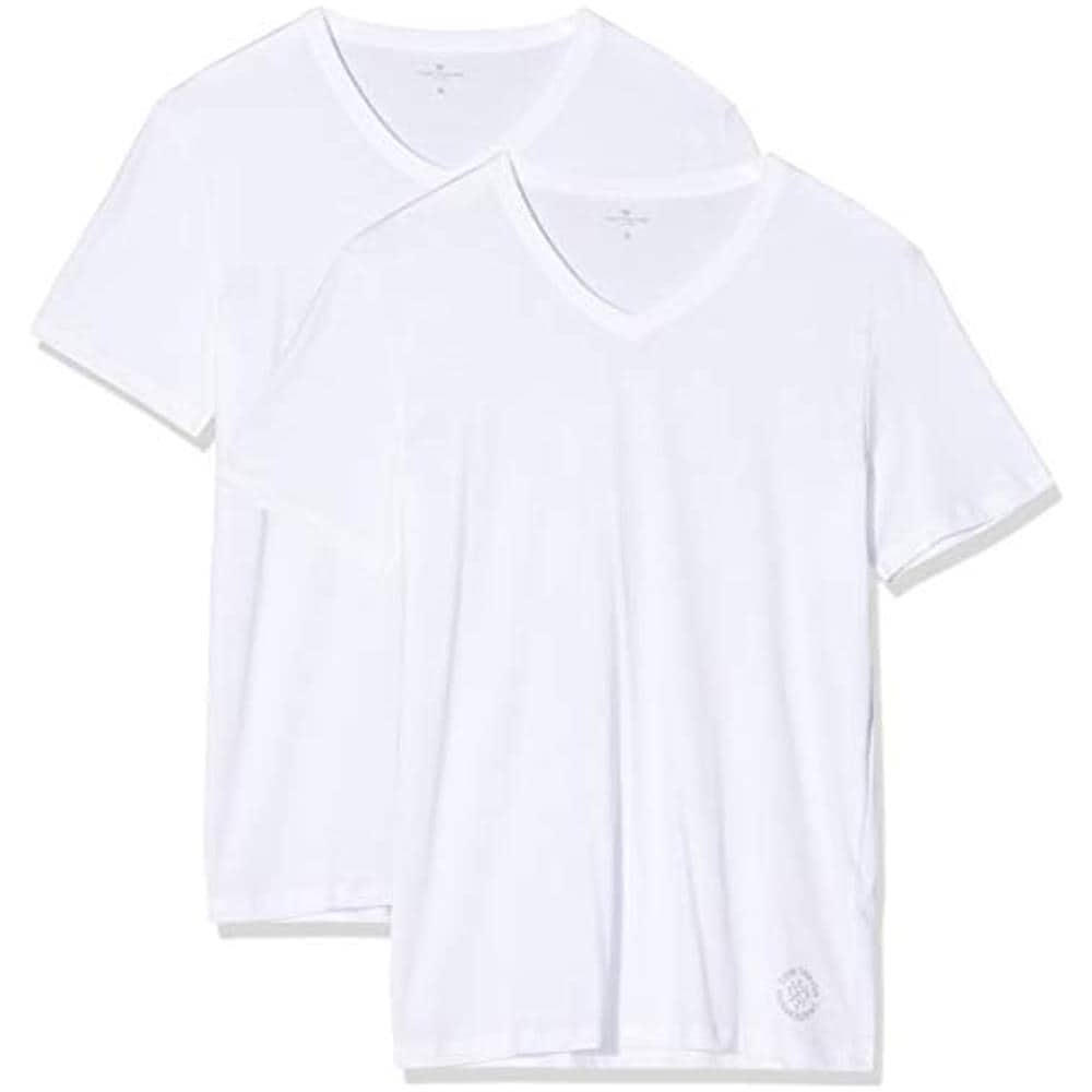 1008639 T-shirt, Bianco (white), Large (taglia Produttore: L) (pacco Da 2) Uomo - Foto 1