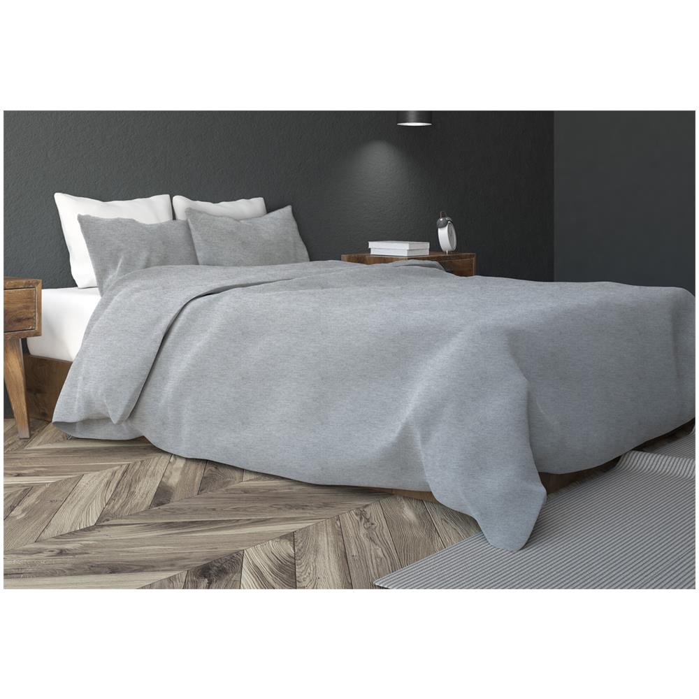 Banzaii - Copripiumino 100% Microfibra Con Federe - Giulia Blu - 2 Piazze