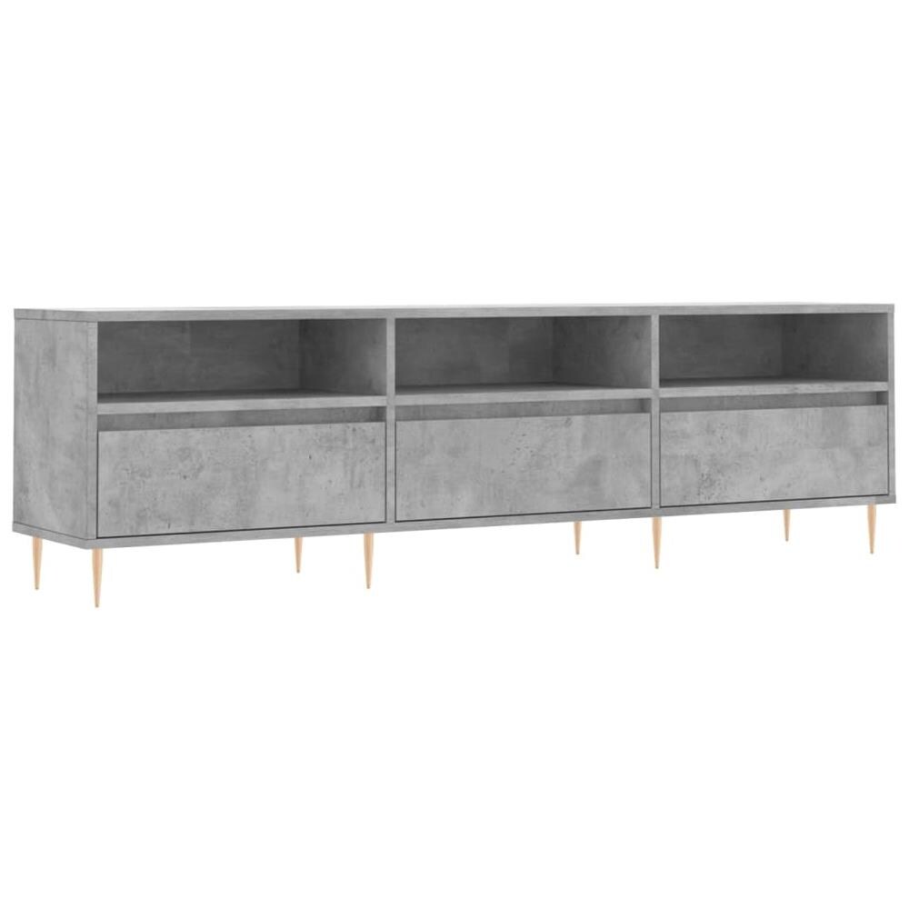 Mobile Tv Grigio Cemento 150x30x44,5 Cm Legno Multistrato - Foto 2