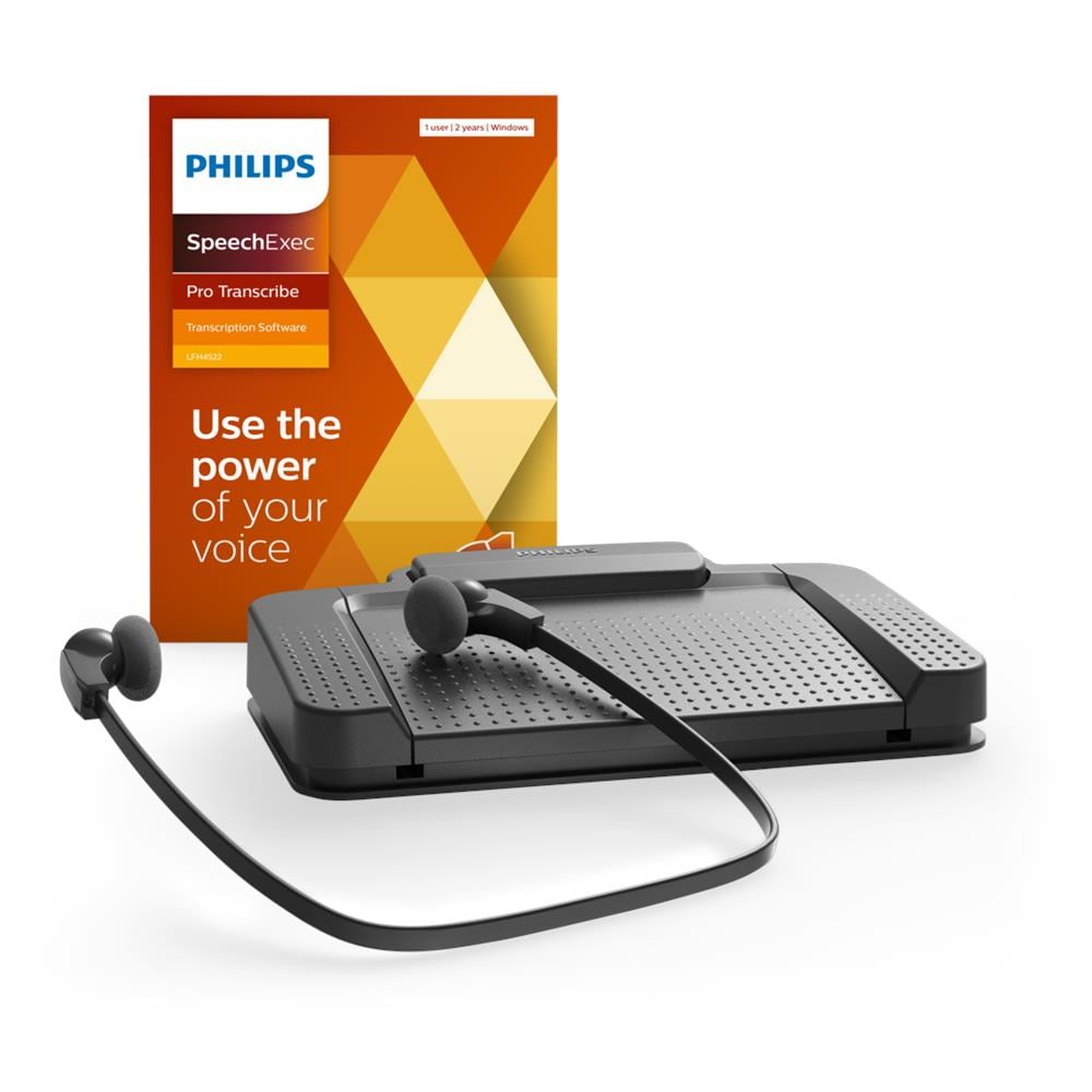 Set Di Trascrizione Speechexec Lfh7277 - Interruttore A Pedale Usb, Auricolare Stereo, Speechexec Pro Transcribe - Foto 3