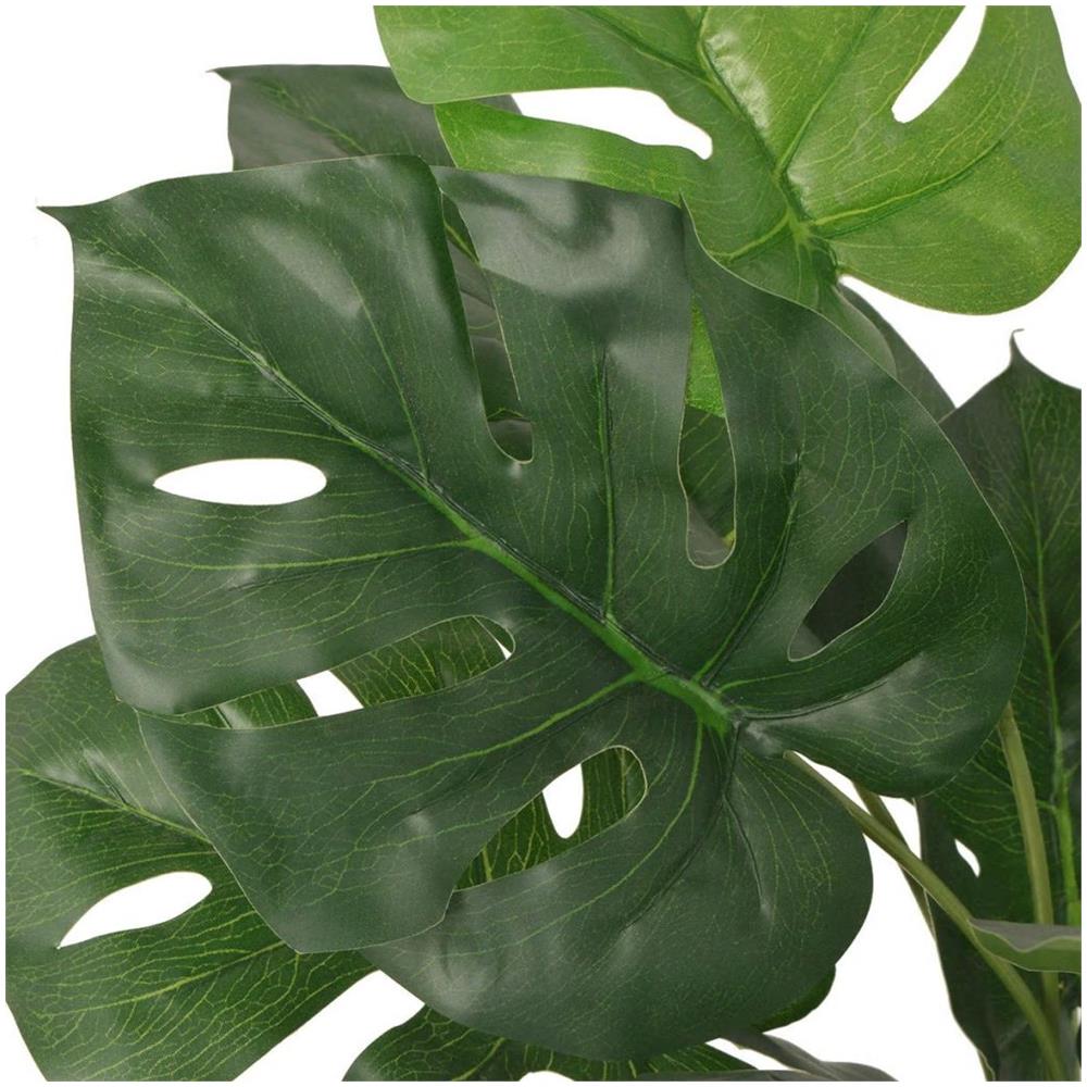 Monstera Artificiale Con Vaso 45 Cm Verde - Foto 2