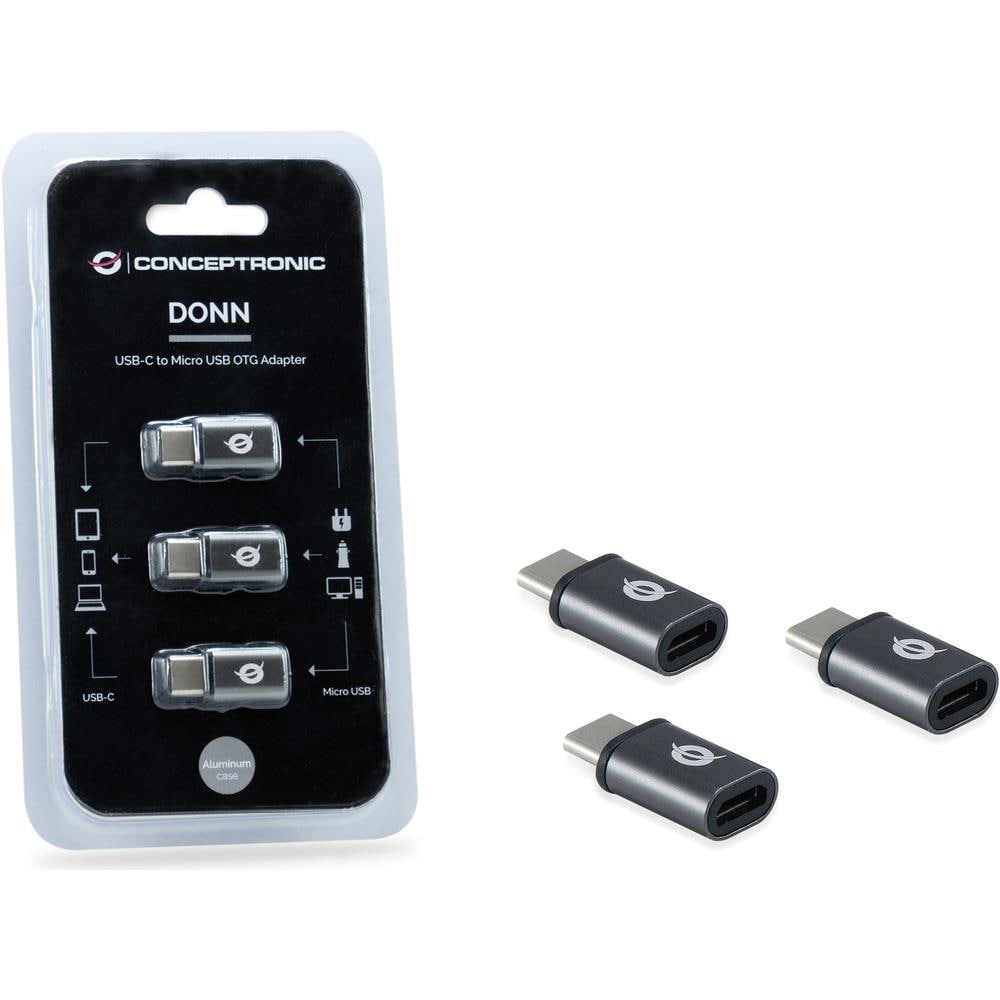 Usb-c To Micro Usb Otg Adapter 3-pk - Foto 2