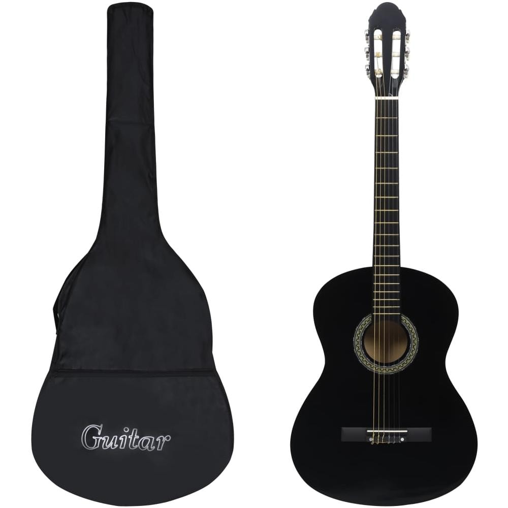 Set Chitarra Classica Per Principianti 12 Pz Nera 4/4 39"" - Foto 1