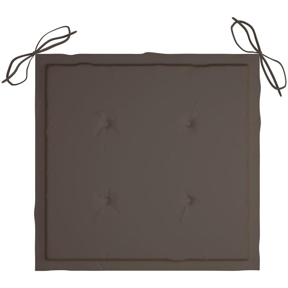 Cuscini per Sedie da Giardino 6 pz Talpa 50x50x4 cm in Tessuto - Foto 3
