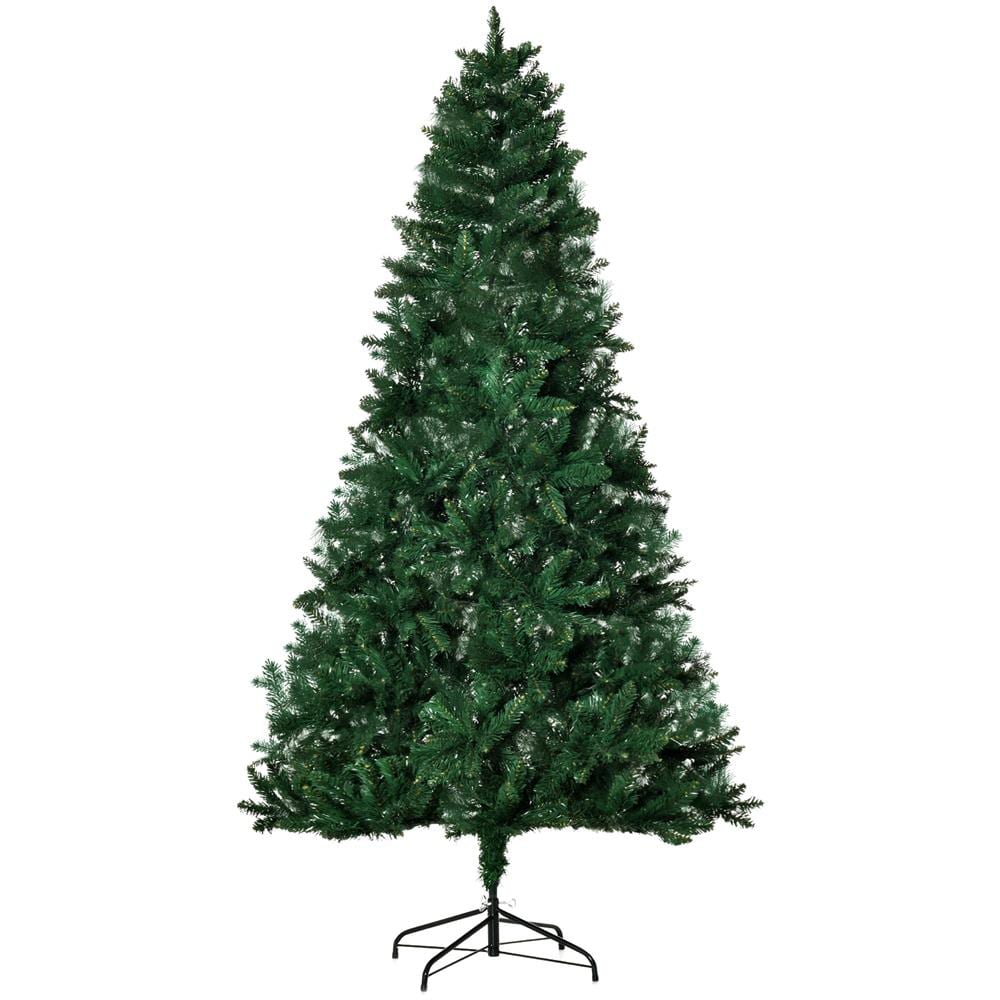 Albero Di Natale Artificiale Pieghevole Con Base Rimovibile 210cm - Verde - Foto 1