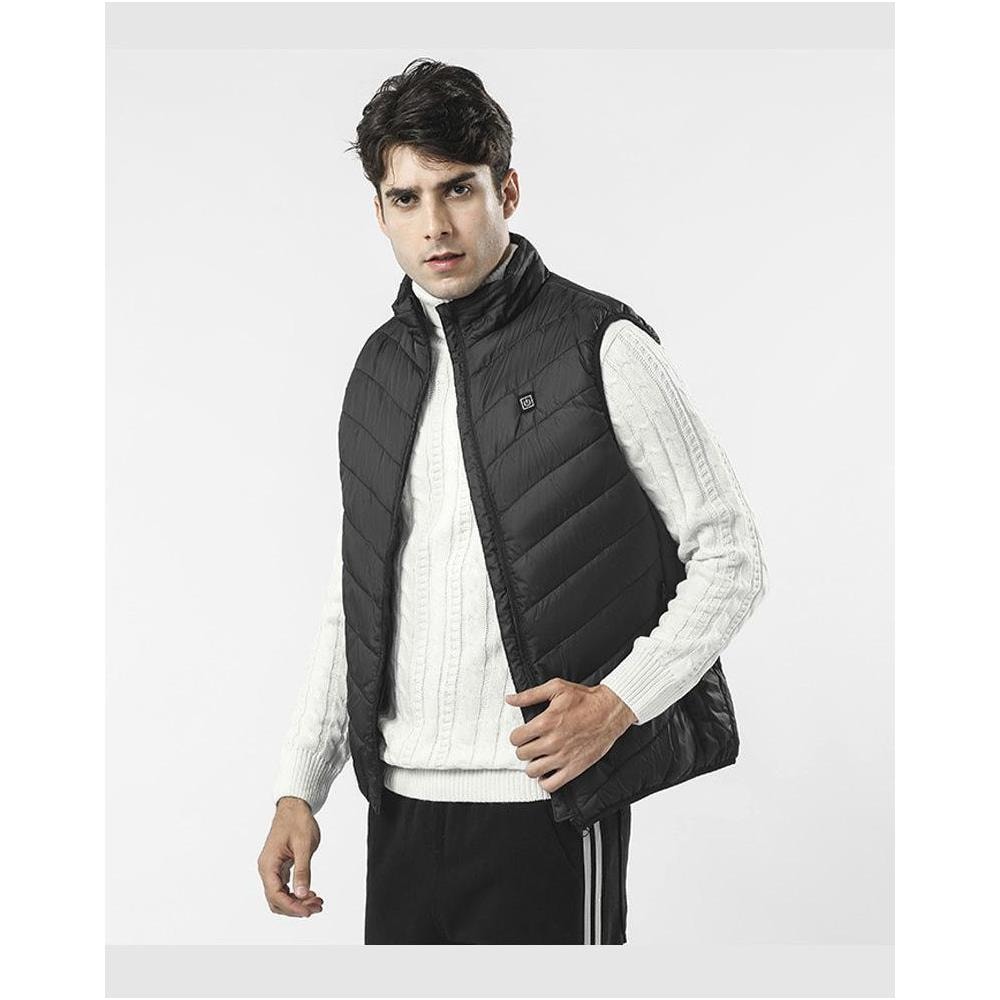 Gilet Riscaldante 4 Zone Riscaldanti Nero S - Foto 2
