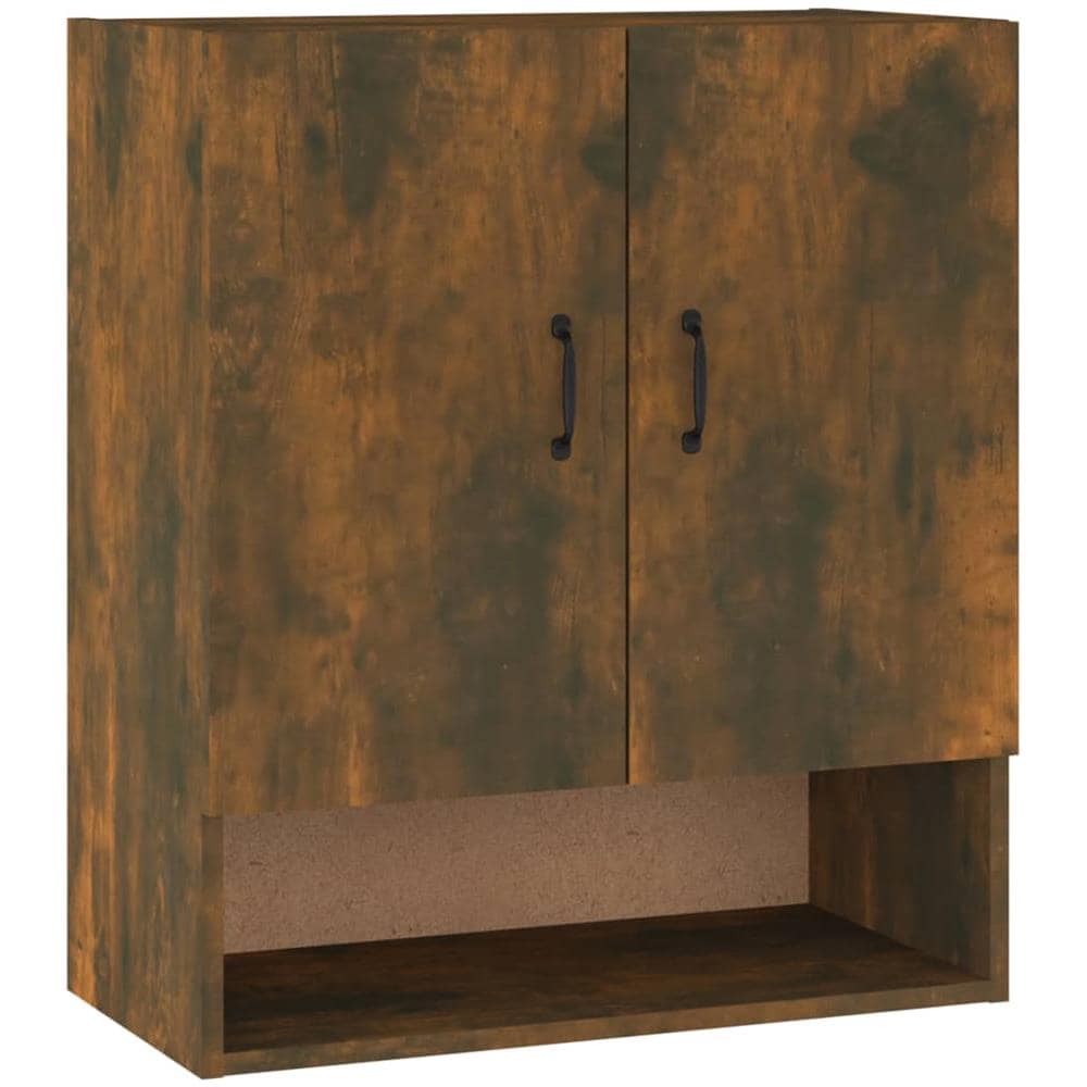 Armadietto A Muro Rovere Fumo 60x31x70 Cm In Legno Multistrato - Foto 2