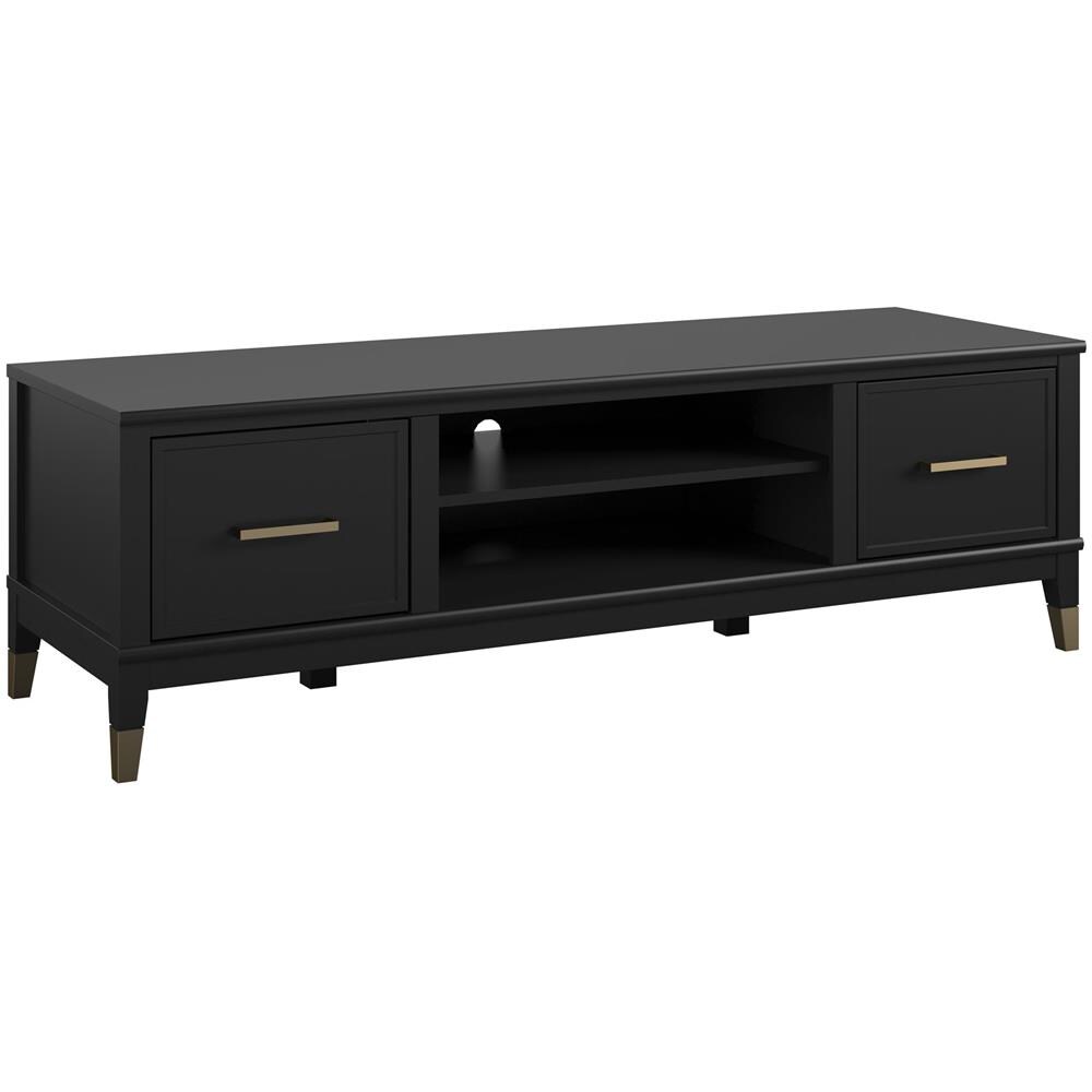 Westerleigh Porta Tv A 2 Ante In Mdf Nero - Foto 2
