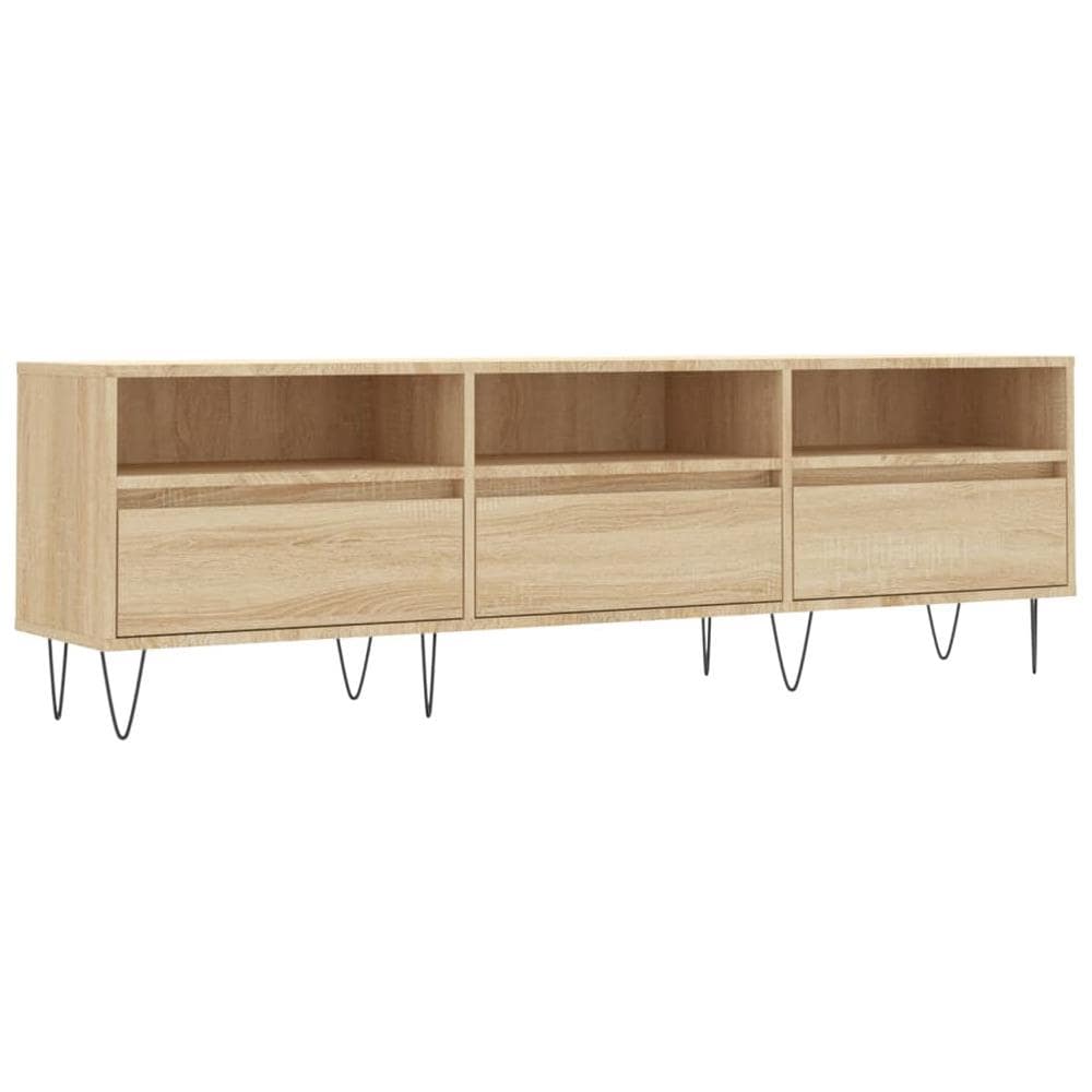 Mobile Porta Tv Rovere Sonoma 150x30x44,5 Cm Legno Multistrato - Foto 2