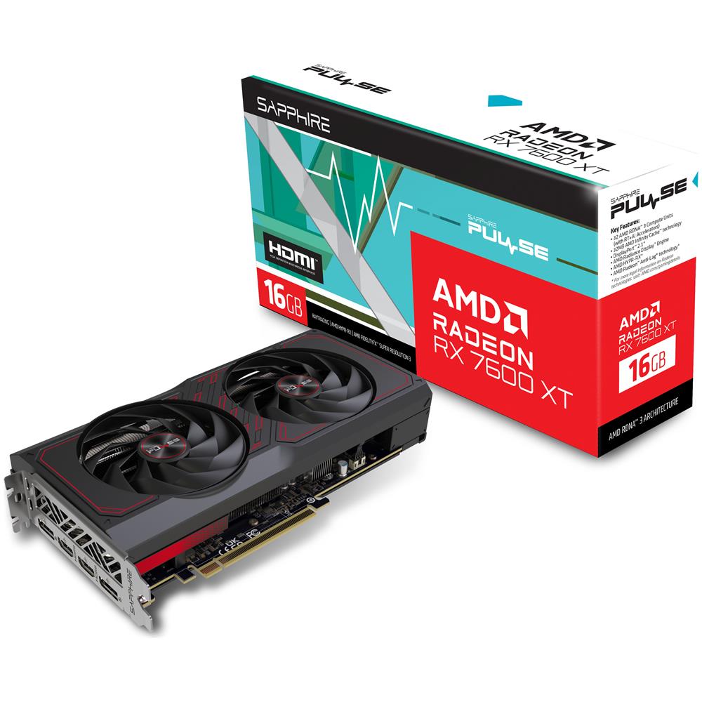 Scheda Grafica Radeon RX 7600 XT 16 GB DDR6 Pci-E 4-0 / 2 x DisplayPort / 2 x HDMI Pulse - Foto 7