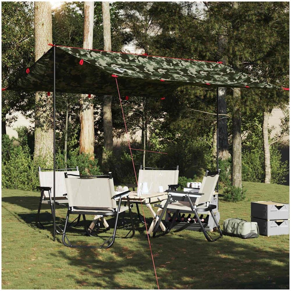 Telone da Campeggio Mimetica 306x306 cm Impermeabile - Foto 2
