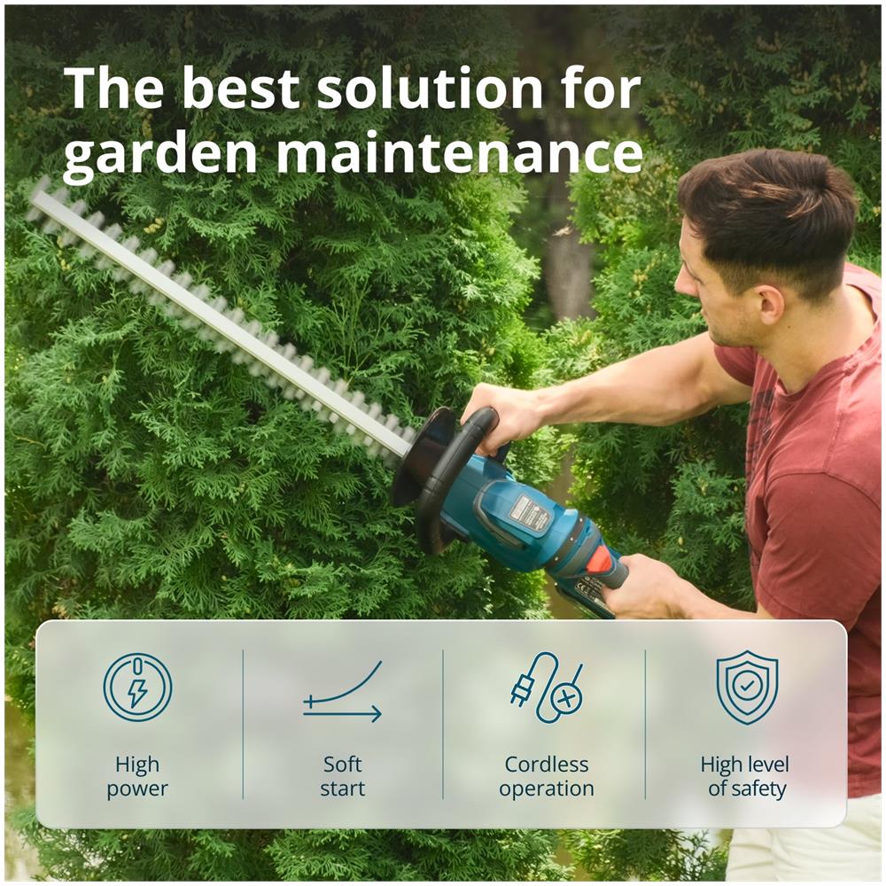 Tagliaerba A Batteria Ks Ht-20v Tensione Nominale, V 20 Capacità Della Batteria Consigliata 2 Ah, 4 Ah, 6 Ah, 8 Ah - Foto 2