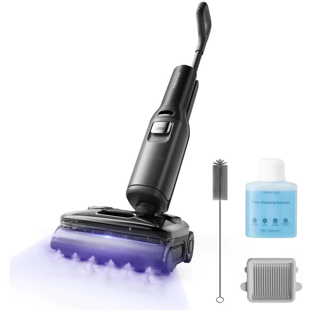 F25 Ultra Lavapavimenti A Vapore Senza Fili, Riscaldamento 180°c, Lavaggio 86°c, Asciugatura 90°c In 5 Min, Aspirazione 22 Kpa, Controllo Wifi, Sistema Anti-groviglio - Foto 1