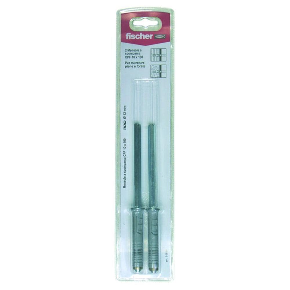 2 Mensole A Scomparsa, Blister, 2 Pezzi Cpf 12x80 - Foto 1