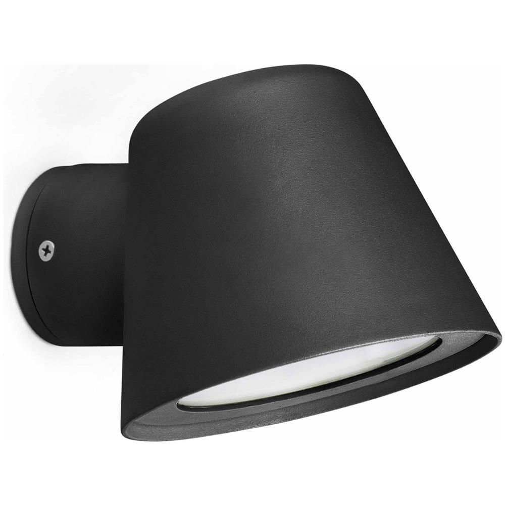 Gina 71367-applique, 35 W, In Alluminio Iniettato, Vetro Trasparente, Colore: Nero - Foto 2