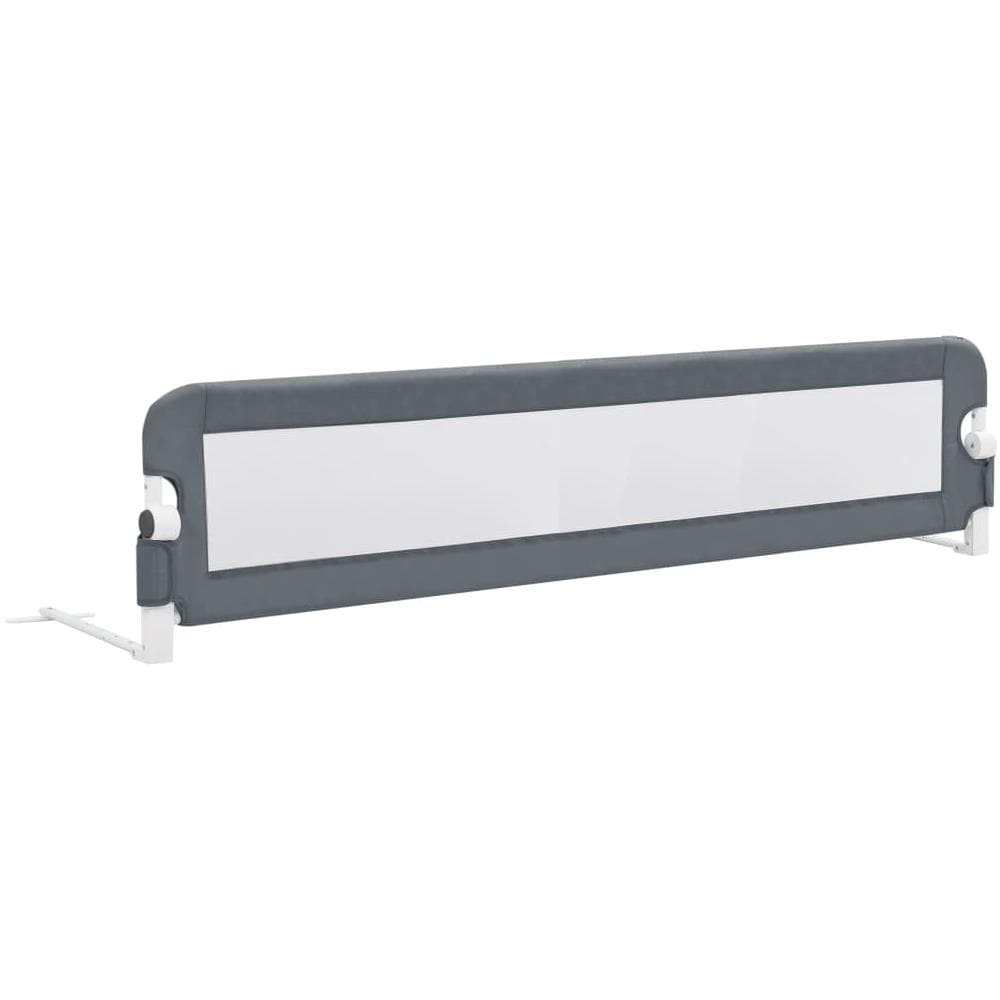 Sponde Letto Di Sicurezza Bambini Grigio 180x42cm Poliestere - Foto 2