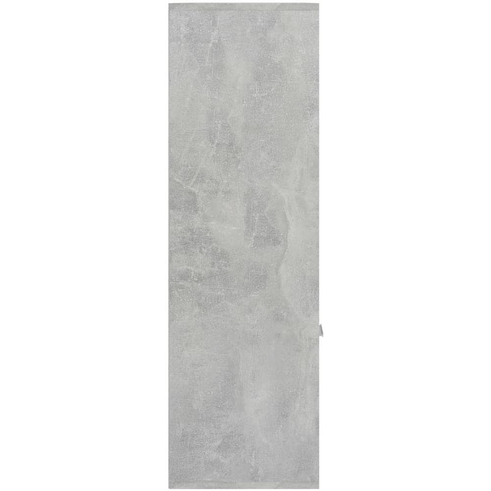 Libreria Grigio Cemento 98x30x98 cm in Legno Multistrato - Foto 8