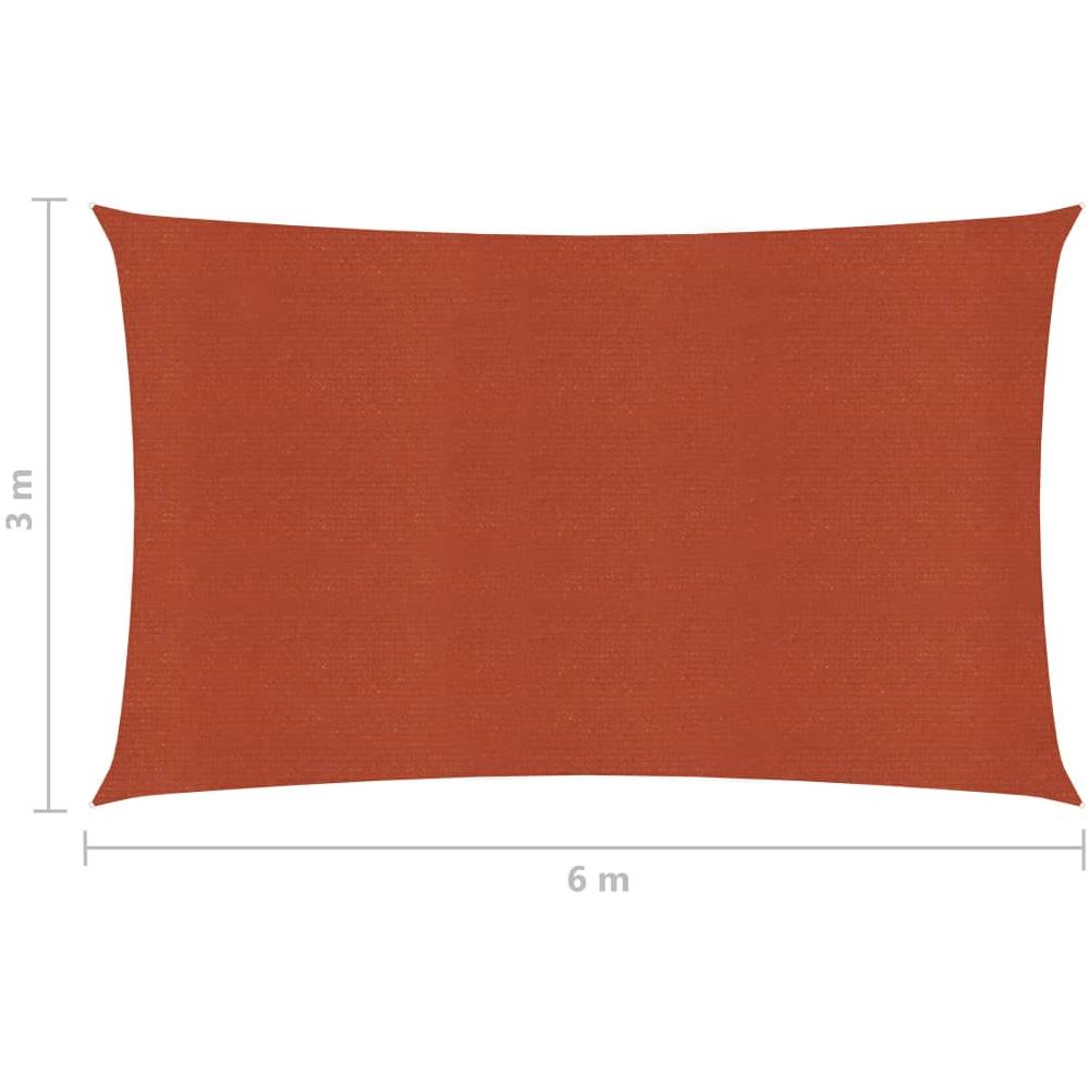 Vela Parasole 160 G / m Terracotta 3x6 M In Hdpe - Foto 6