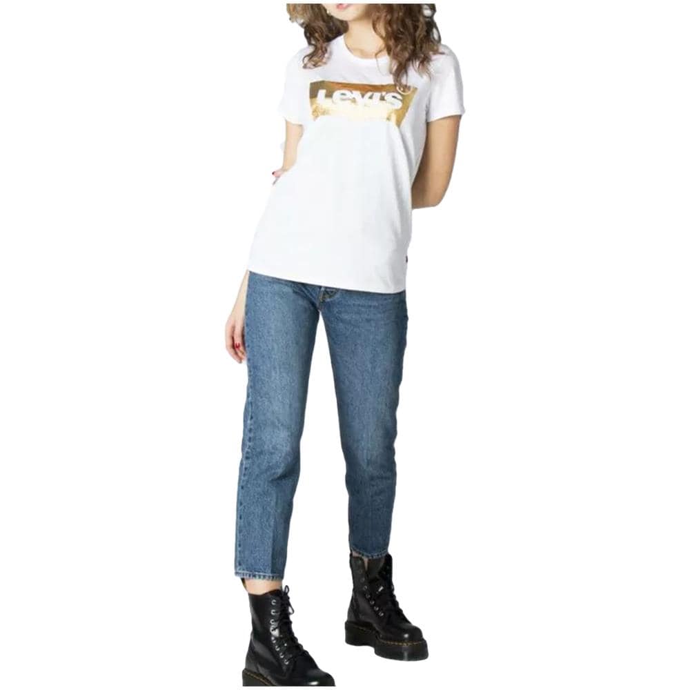 T-shirt Da Donna The Perfect Tee Oro Taglia Xs Cod 17369-0453 - Foto 4