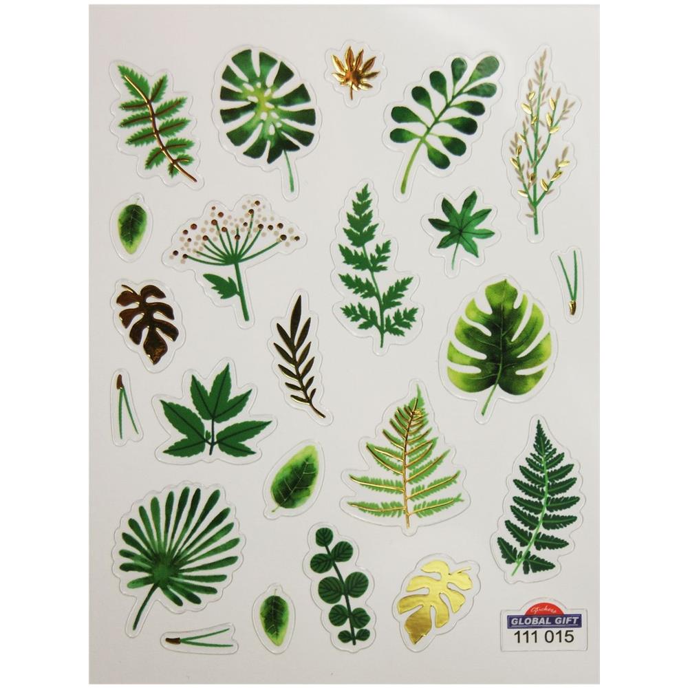 Adesivi - Fogliame - Oro - 1,8 Cm - Foto 1