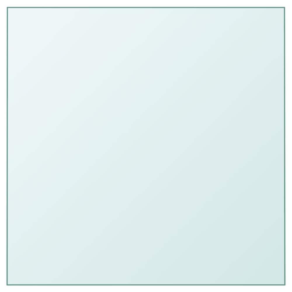 Piano Tavolo Trasparente 30x30 Cm Vetro Temperato - Foto 1