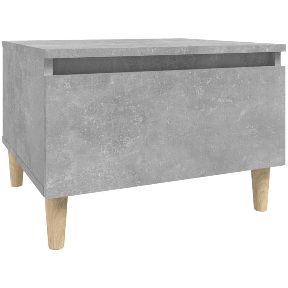 Tavolino Grigio Cemento 50x46x35 Cm In Legno Multistrato - Foto 2