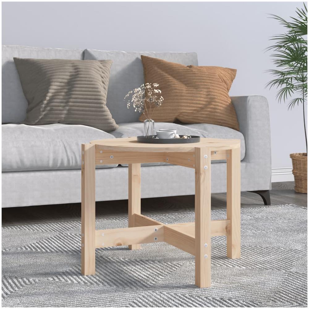 Tavolino da Salotto ? 62,5x45 cm in Legno Massello di Pino - Foto 1