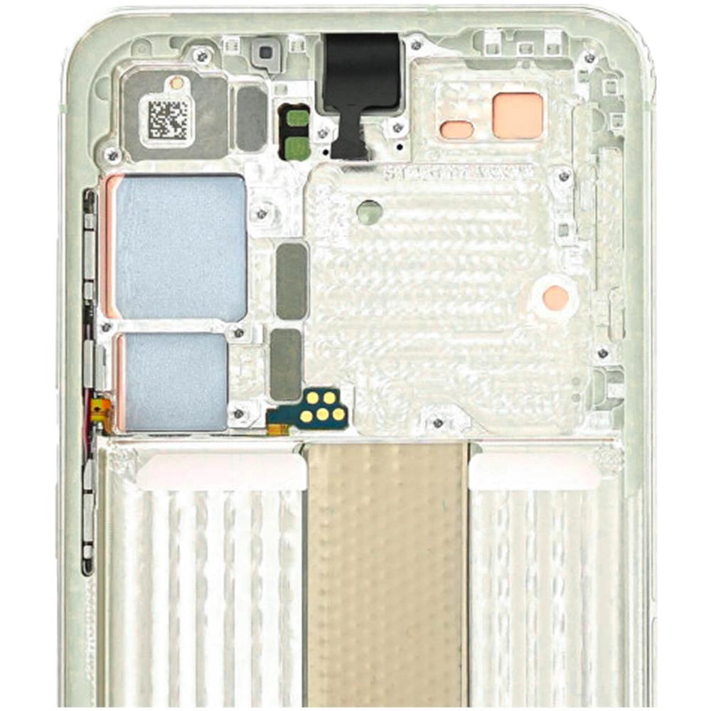 Blocco Completo Galaxy S23 Touchscreen Con Frame Originale Lime - Foto 5
