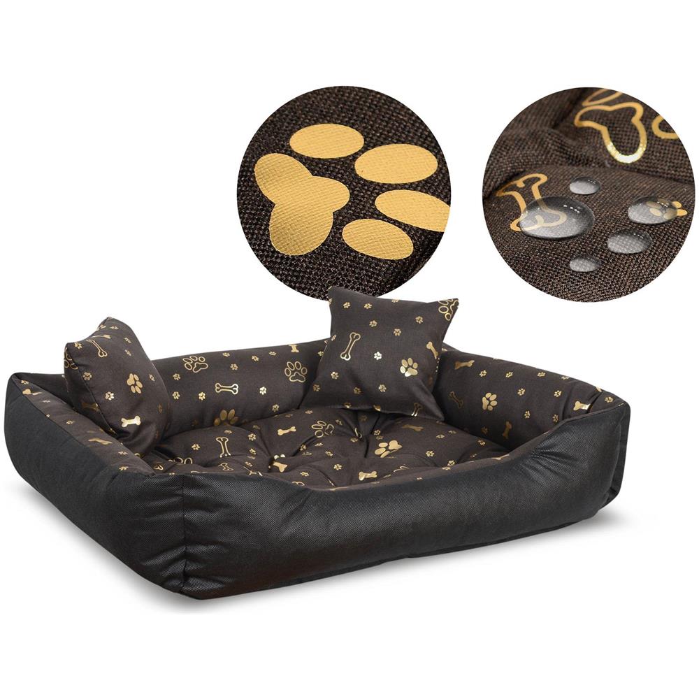 130x105 Cuccia per cani impermeabile Golden Bones Cuscino per cani - Foto 1