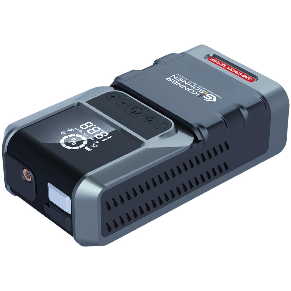 Avviatore Di Emergenza Con Compressore D'aria Ks Jsp-1300 Tipo Di Batteria Batteria Ricaricabile Agli Ioni Di Litio Capacità Della Batteria 16000 Mah (4 X 4000 Mah) - Foto 2