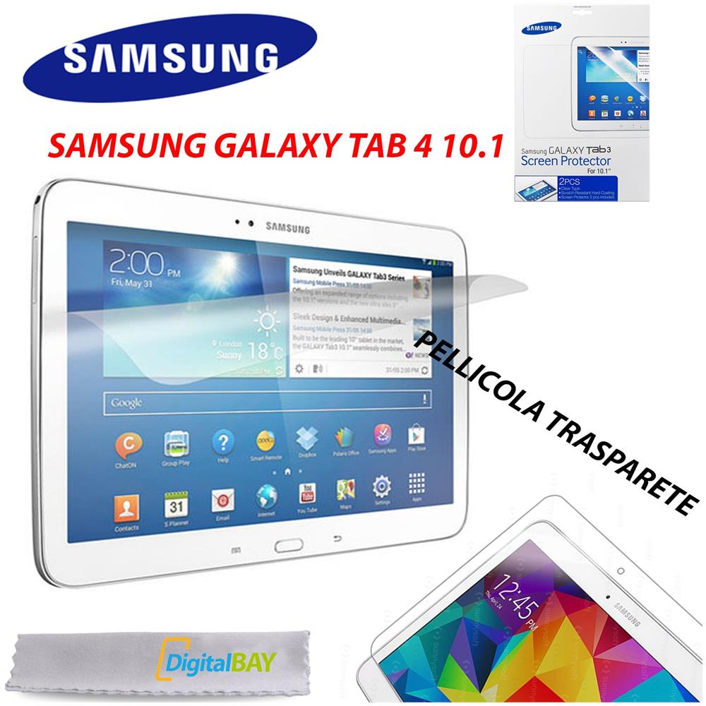 Pellicola Protettiva Schermo per Galaxy Tab 4 10.1" - Foto 3