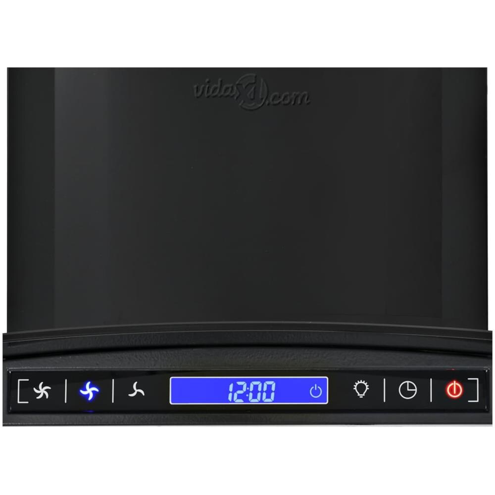 Cappa Aspirante A Muro Acciaio Inox 756 M³ / h 90 Cm Nera - Foto 11