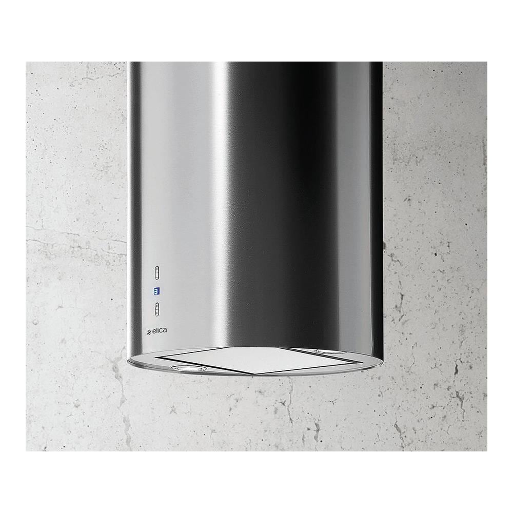 Cappa Tube Pro Island BL / A / 43 ad Isola da 43 cm Aspirante Colore Nero  - Foto 4