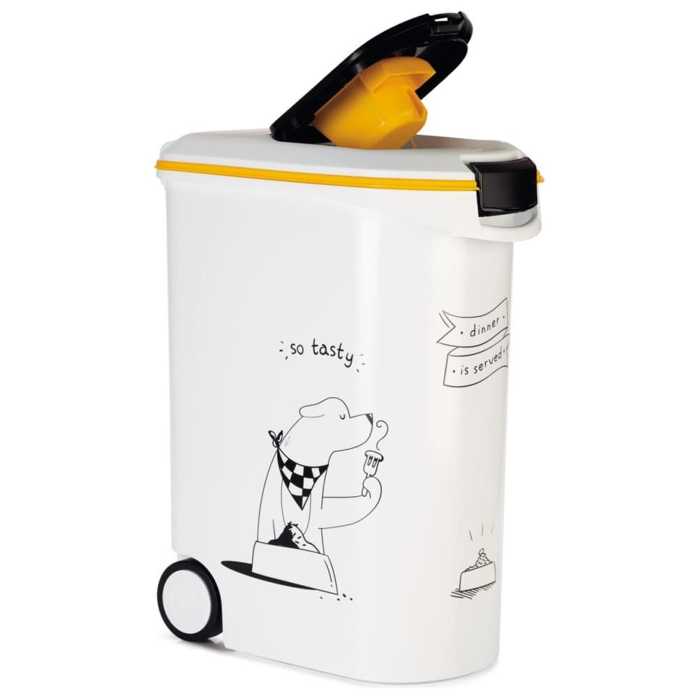 Contenitore Cibo Per Cani Dinner Is Served Con Ruote 54l - Foto 5