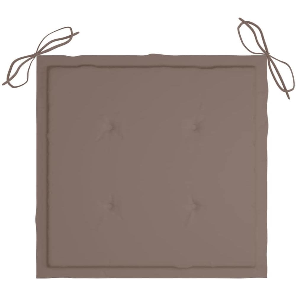 Cuscini Per Sedie Da Esterno 6pz Grigio Talpa 40x40x4cm Tessuto - Foto 2