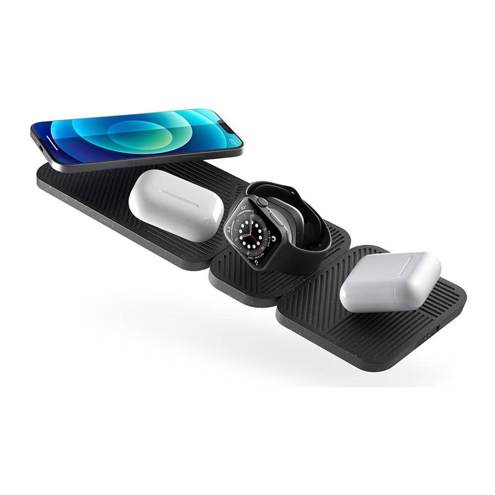 Modular Dual Charger Qi 2x15w Nero Incl. Caricatore 220v - Foto 2