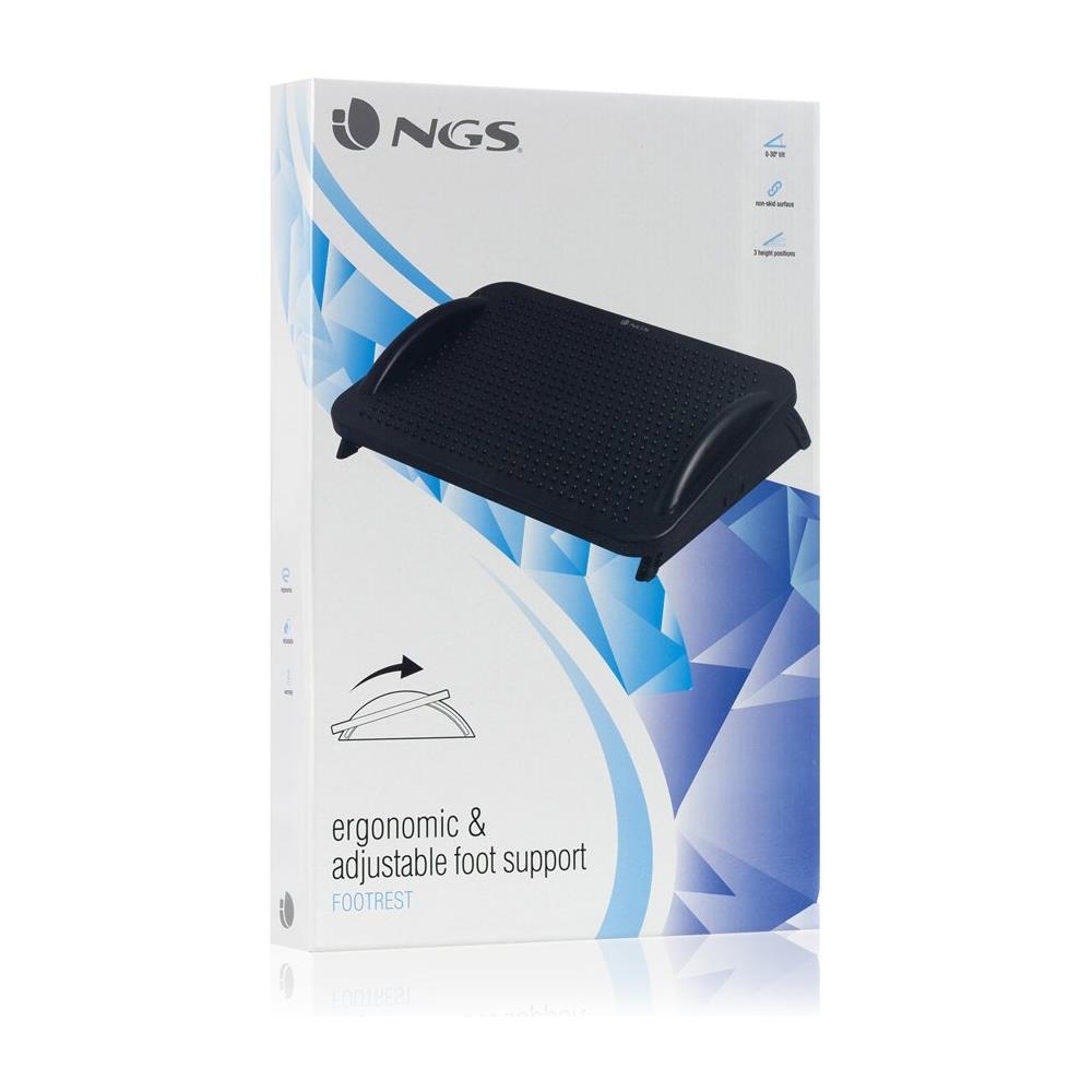 Poggiapiede da Scrivania Colore Nero - Foto 10