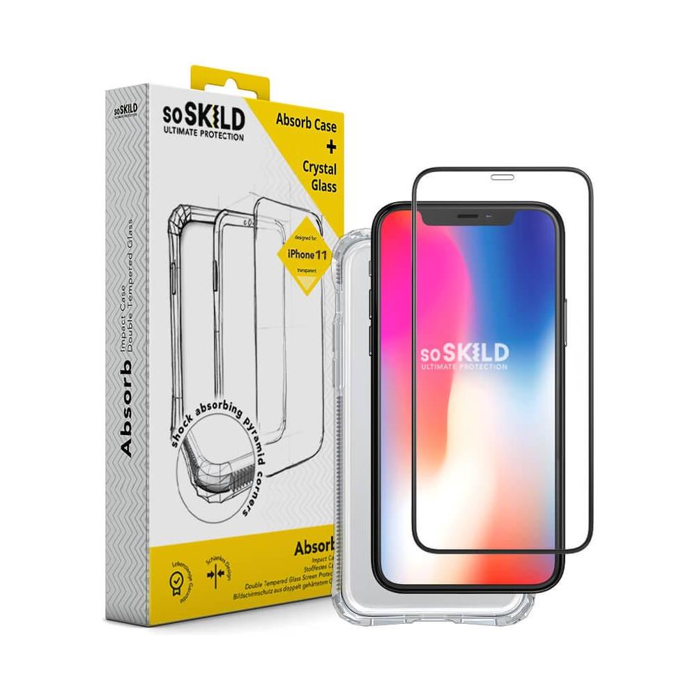 Cover Per Cellulare Absorb 2.0 Impact Case Bundle Iphone 11 Pro Max Incl. Temp. Proteggi Schermo In Vetro - Foto 1