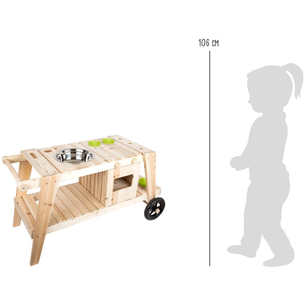 Cuisine Plein Air Extérieure Pour Enfant En Bois - Foto 8