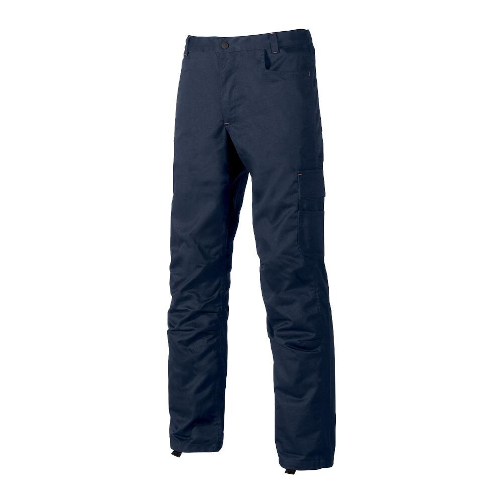 Upower Alfa Pantalone Da Lavoro Multi Tasca Meccanici Elettricisti Muratori Colore Deep Blue Tg. 50 - Foto 1