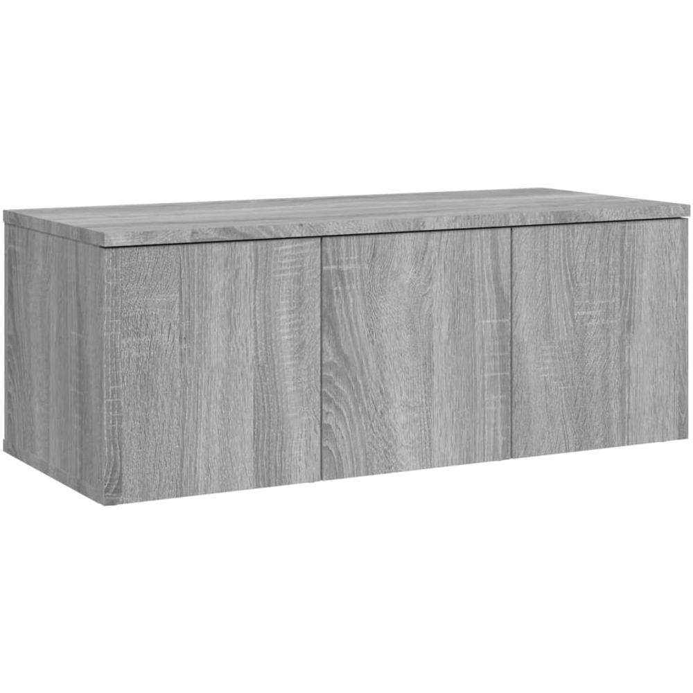 Mobile Porta Tv Grigio Sonoma 80x34x30 Cm In Legno Multistrato - Foto 2