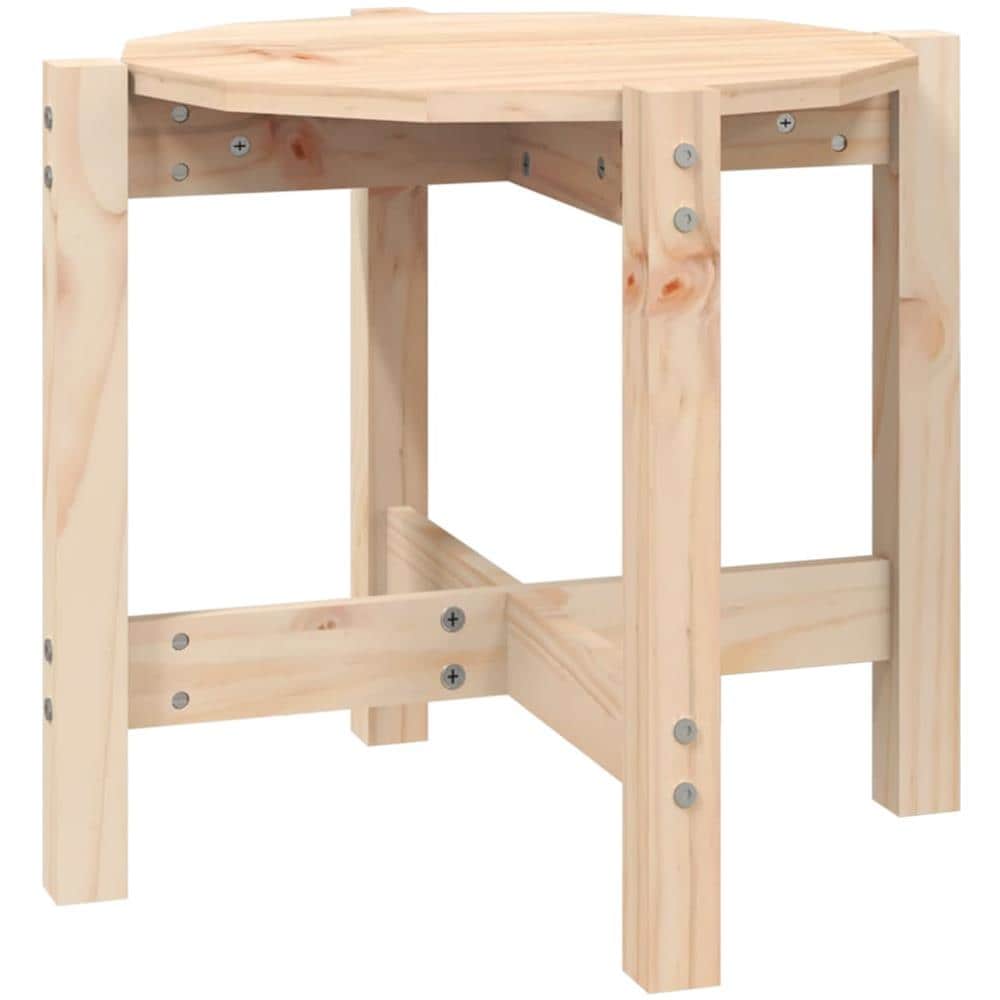Tavolino da Salotto ? 52,5x45 cm in Legno Massello di Pino - Foto 2