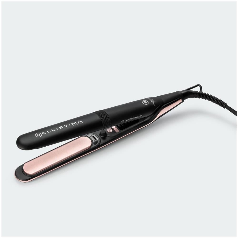 Piastra per Capelli Bellissima Creativity 11875 in Ceramica Diamond Potenza 50 W Colore Nero /Rosa - Foto 1