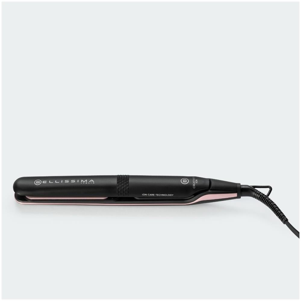 Piastra per Capelli Bellissima Creativity 11875 in Ceramica Diamond Potenza 50 W Colore Nero /Rosa - Foto 2