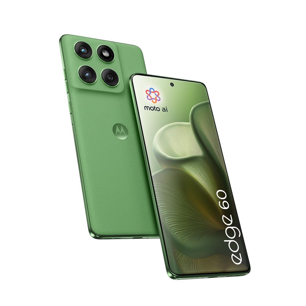 Edge 60 5G con Moto AI 256GB 12GB Ram Display 6.67" pOLED 120Hz Main Camera 50+50+10MP Selfie 50MP NanoSIM + eSIM Android 15 Dimensity 7300 5200mAh Pantone Shamrock - Foto 1