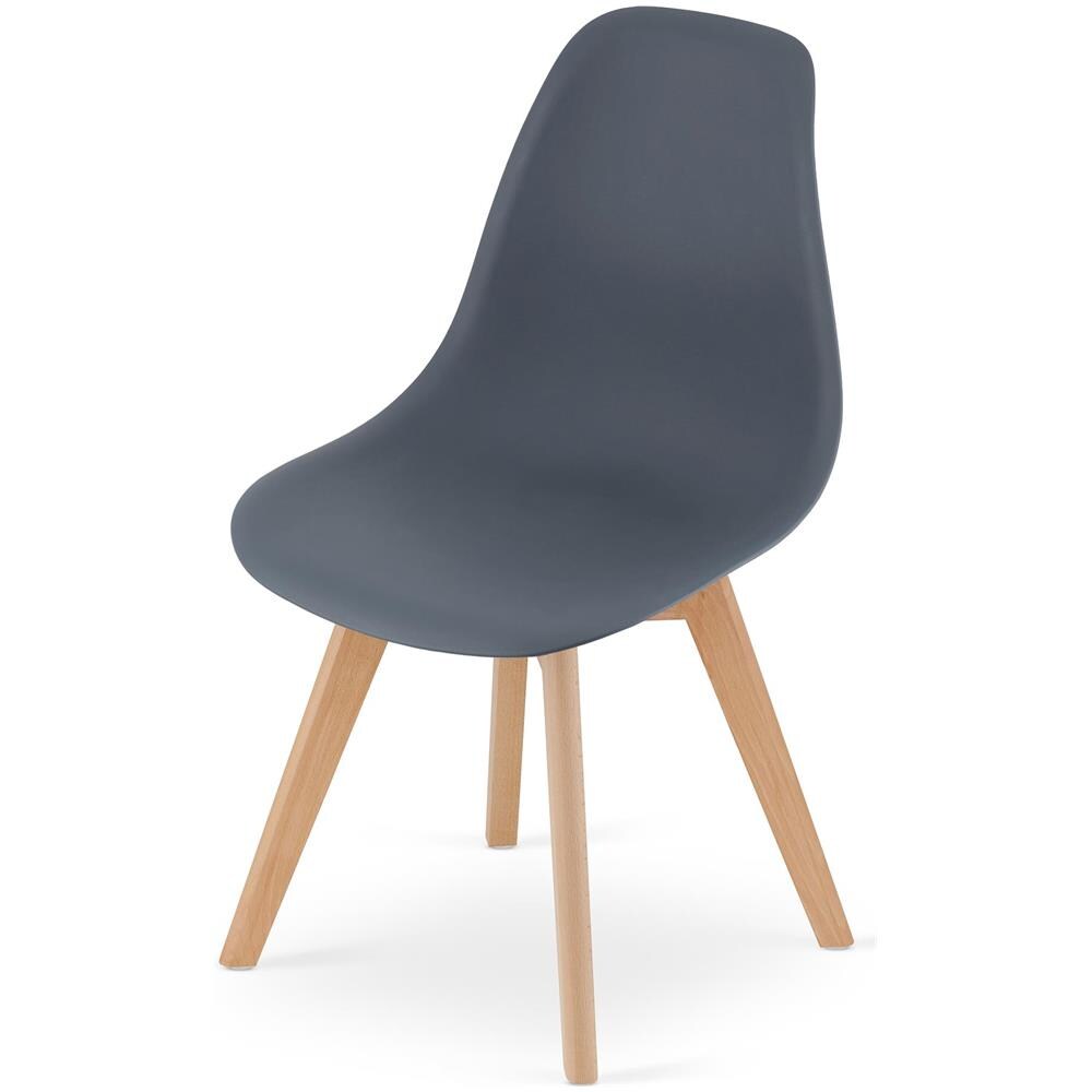 Sedia KITO - Ardesia scura, design ergonomico per soggiorno e ufficio - Foto 2