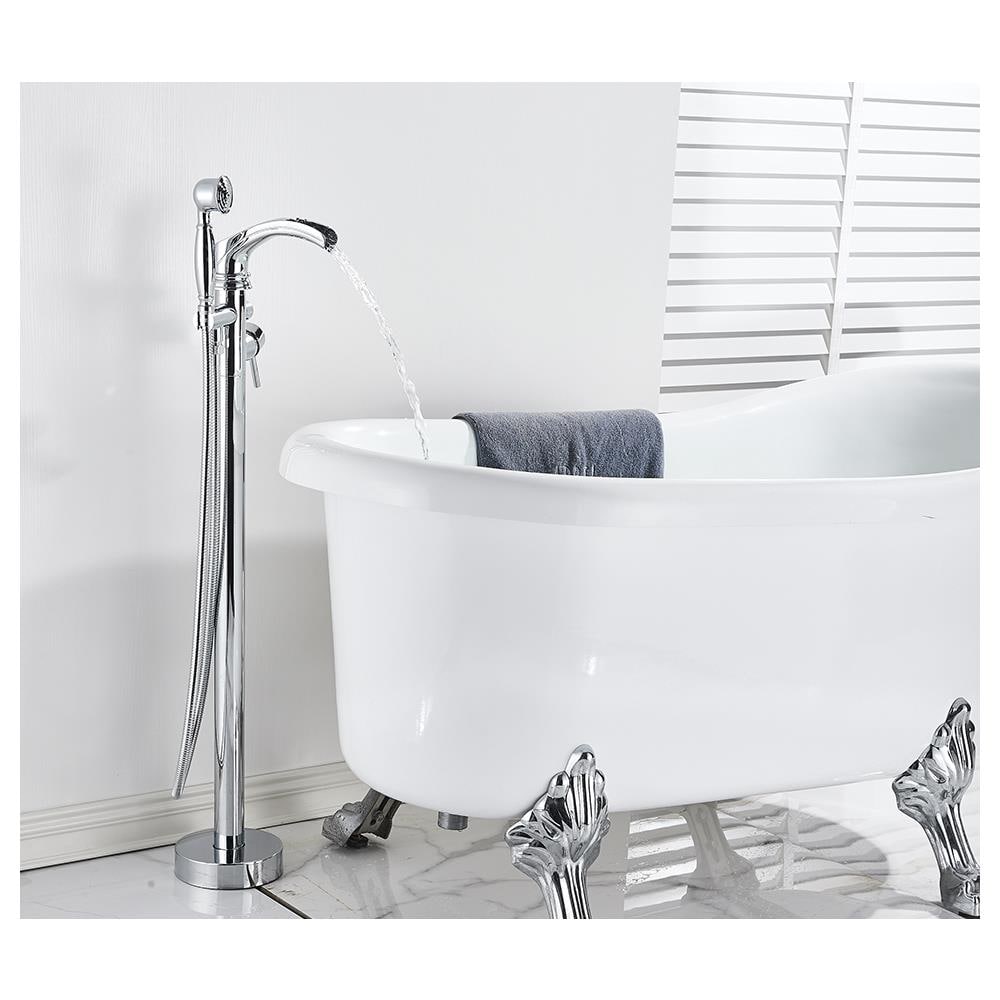 Rubinetto per vasca da bagno indipendente, Blackswan, tipo M74, modello cromato lucido, misura 91 cm - Foto 4