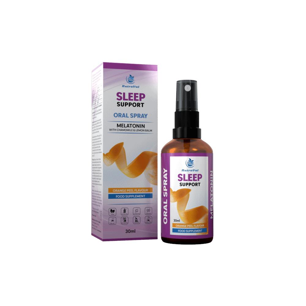 Spray Sonno | Melatonina, Camomilla e Melissa | Rapido Assorbimento Orale - Senza Compresse | Favorisce il Sonno e il Rilassamento | Vegano, 30 ml - Foto 1